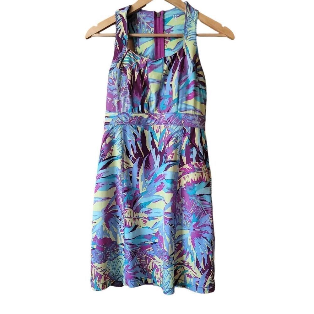 Title Nine Tropical Print Athletic Sleeveless Dress Size 6